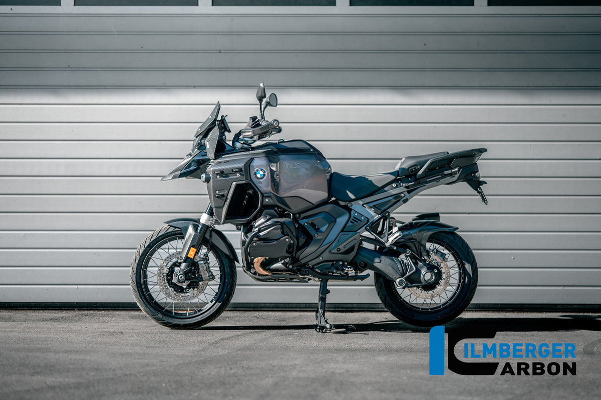 Ilmberger Carbon Radiator Cover With Holes Left BMW R 1300 GS Adventure - Matte / Twill