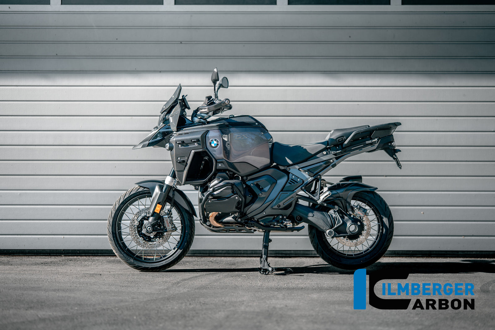 Ilmberger Carbon Radiator Cover With Holes Left BMW R 1300 GS Adventure - Matte / Twill
