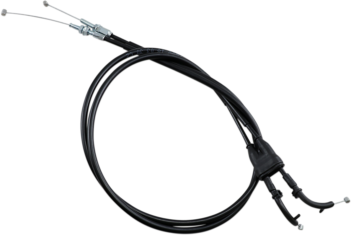 Motion Pro Black Vinyl Throttle Cable - Push/Pull - '00-'02 Yamaha WR/YZ