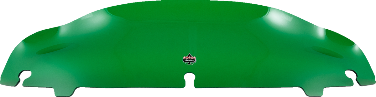 Klock Werks Kolor Flare® Windshield - 4" - Green - '14-'25 FLH/FLHT/FLHX