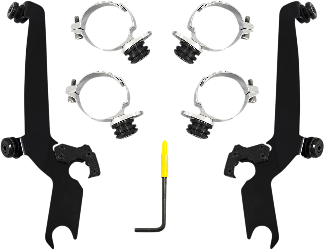 Memphis Shades Sportshield Trigger Lock Complete Mount Kit - Black - XL