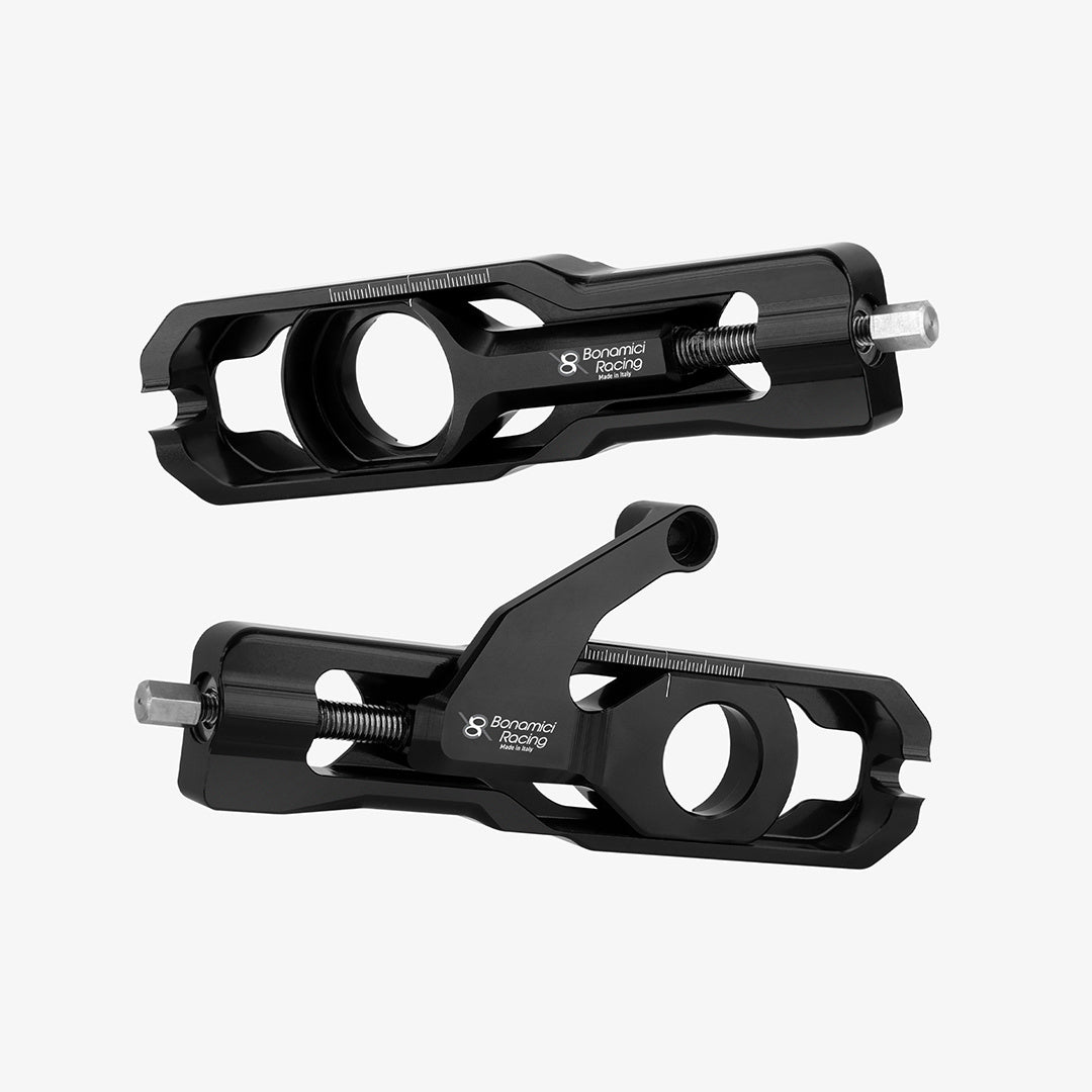 Bonamici Racing Chain Adjuster With Caliper Support - Yamaha YZF R9 - Black