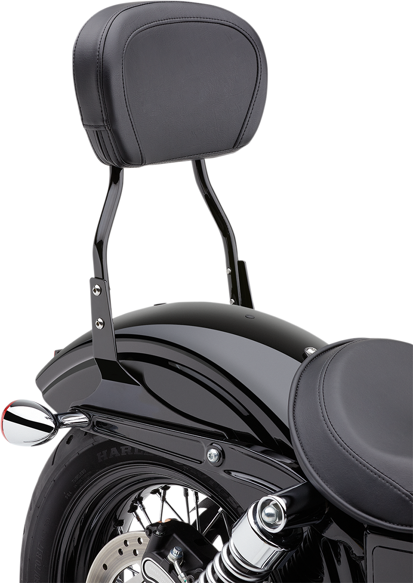 Cobra Round Sissy Bar - Standard - Black - Sportster