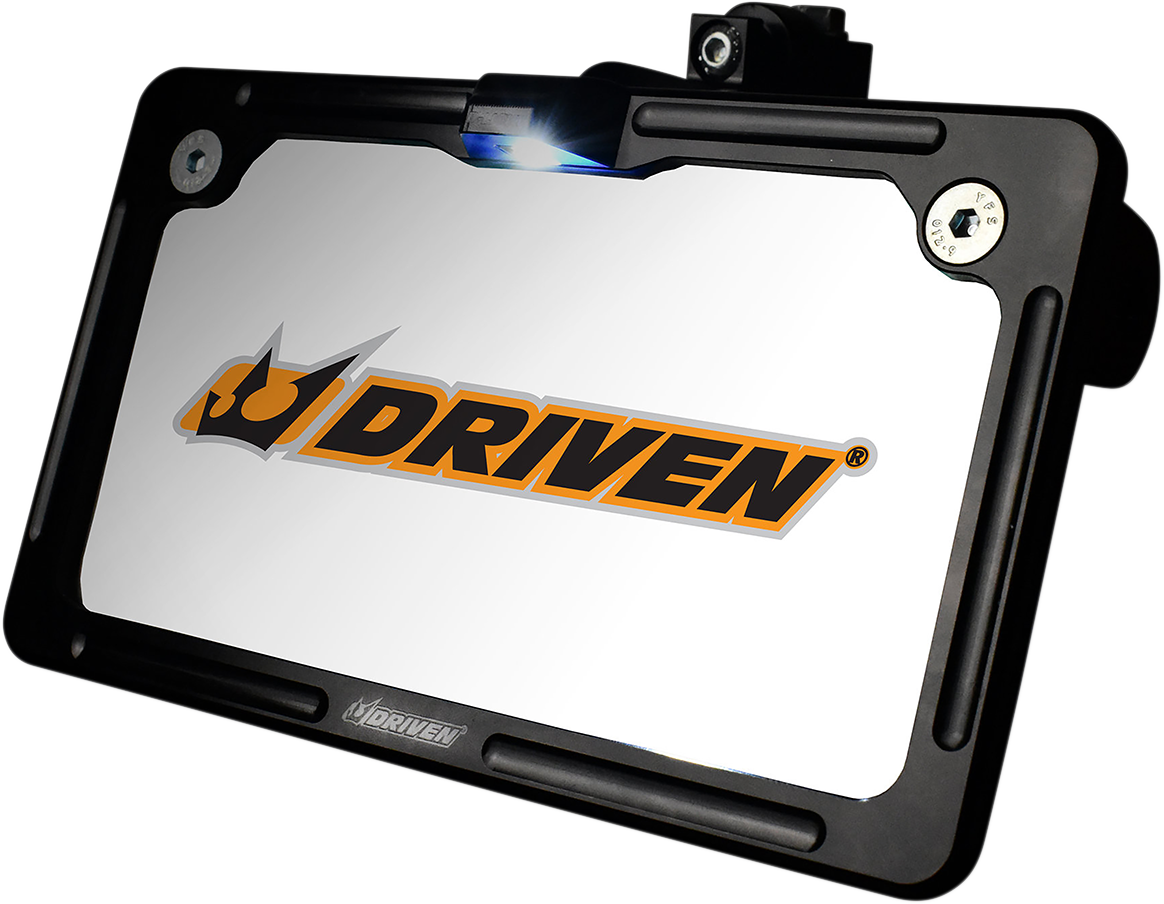 Driven Racing License Plate Frame - LED - Black