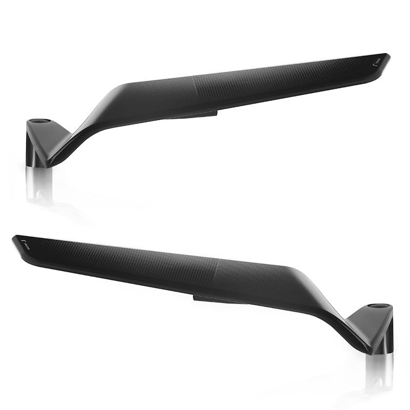 Rizoma Stealth Naked Aero Wing Mirrors for Ducati Streetfighter V4 V4S V4SP