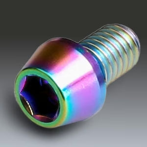 Yoshimura Titanium License Plate Frame Bolts - Oil Slick