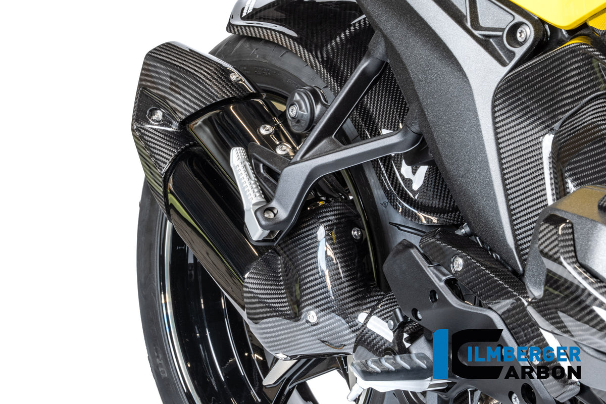 Ilmberger Carbon Exhaust End Cap Kit BMW R 1300 R - Gloss / Twill