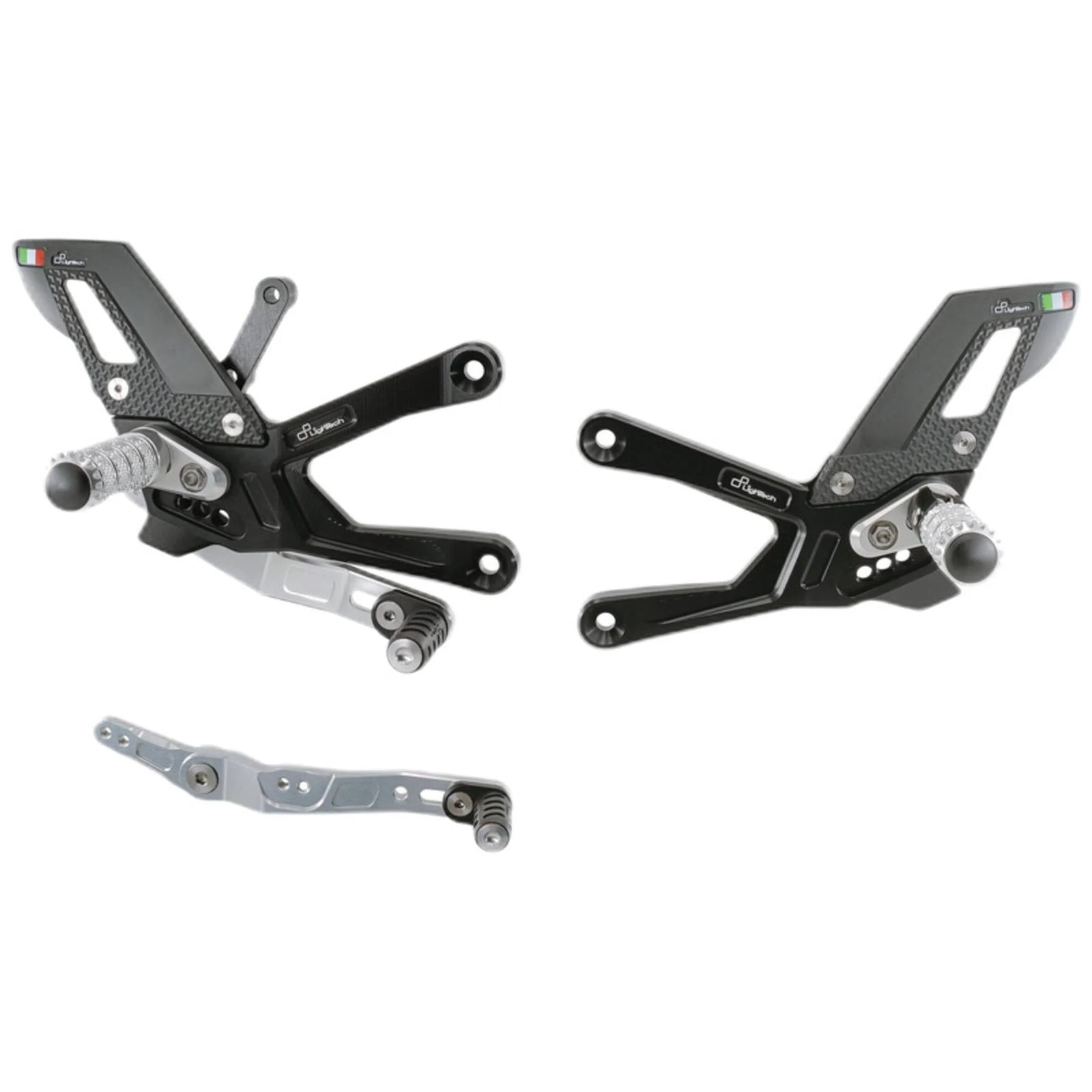 LighTech Track System Adjustable Rear Sets For Yamaha R1 R1M