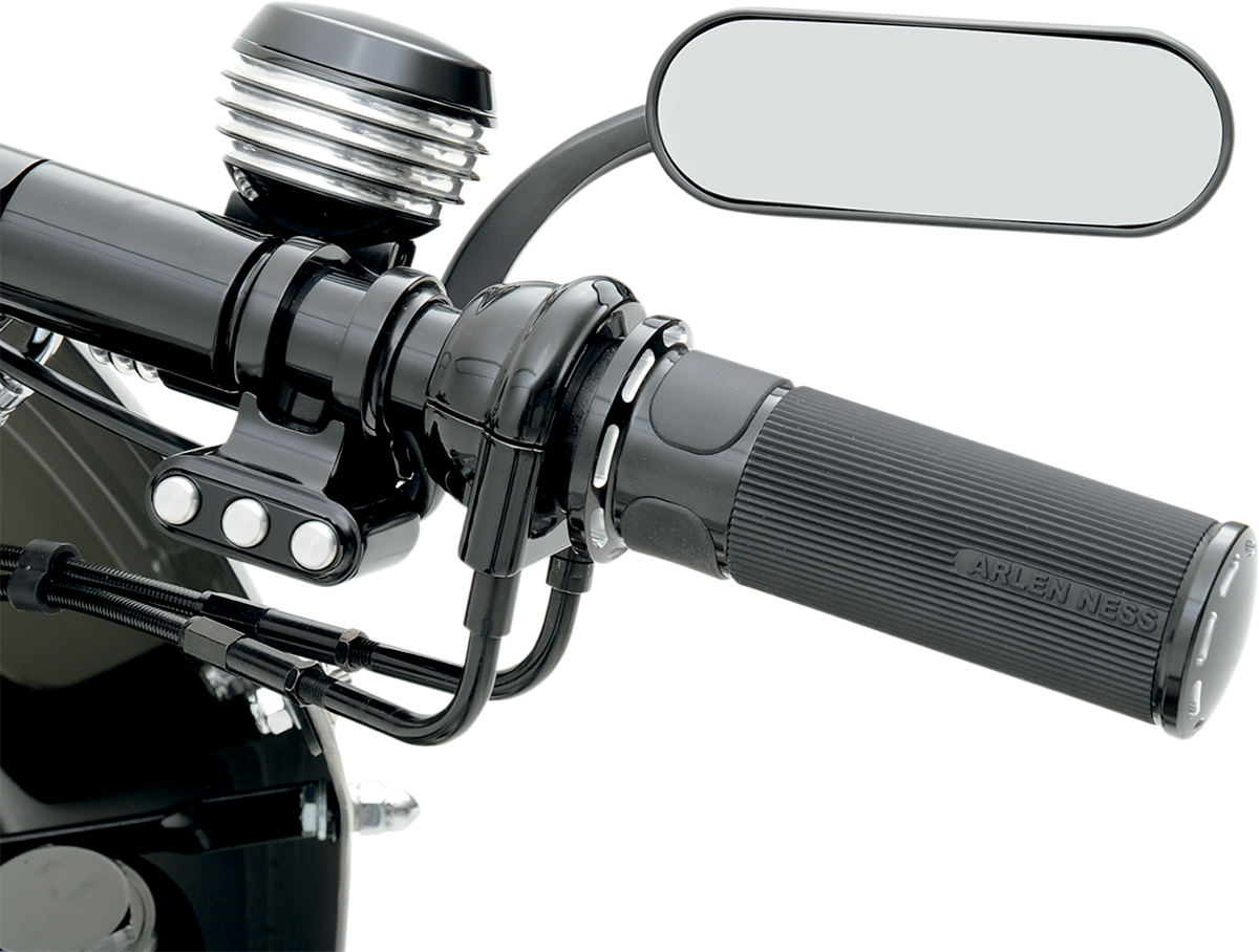 Arlen NESS Mirror - Micro - Mini - Side View - Oval - Black - Right