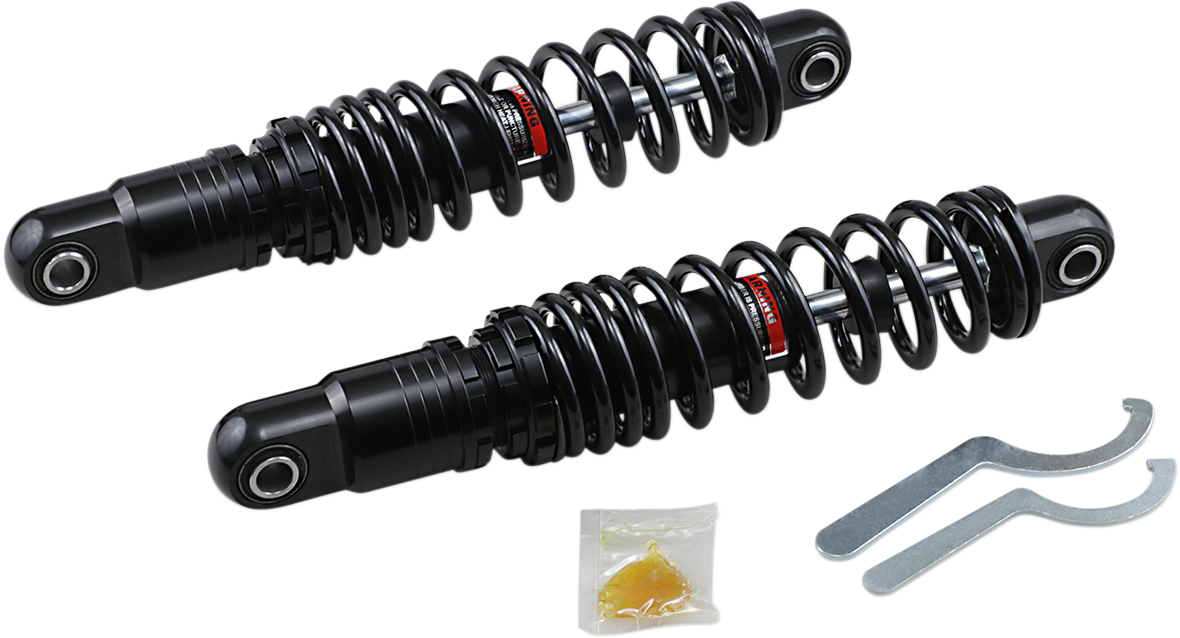 Drag Specialties Shocks Premium Ride-Height Adjustable Shocks - 13" - Heavy Duty - Black