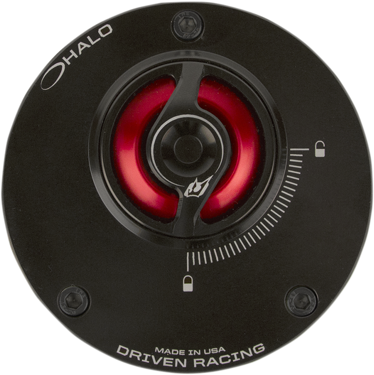 Driven Racing Fuel Cap - Halo - Red