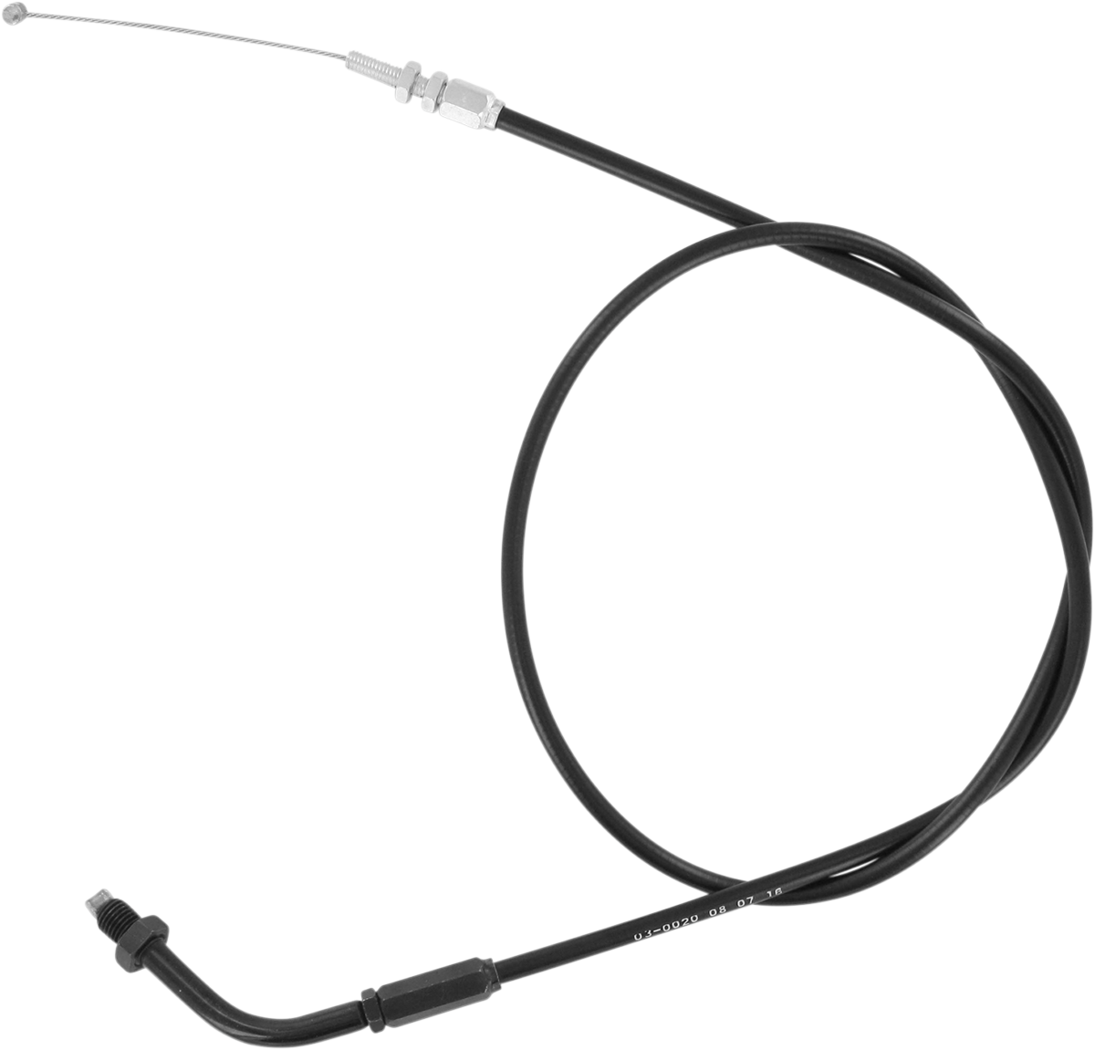 Motion Pro Black Vinyl Throttle Cable - Pull - '78-'83 Kawasaki KZ