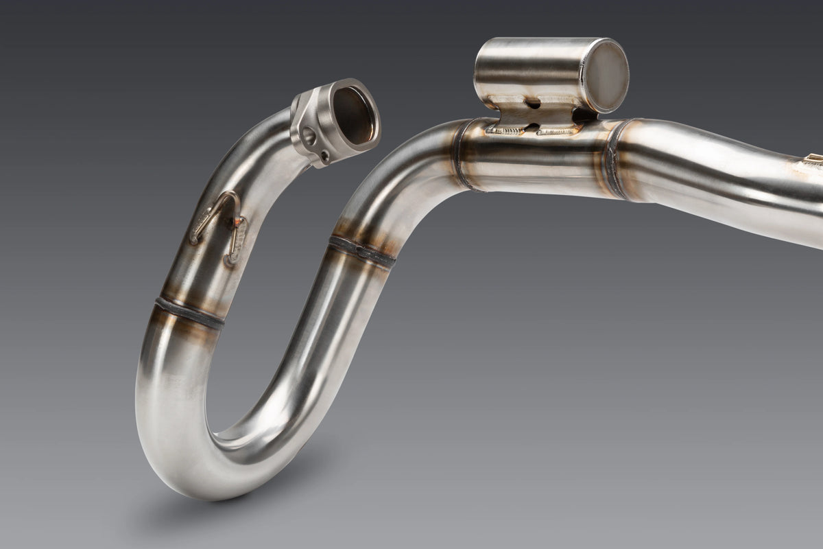 Yoshimura CRF450R/RX 2021-2024 / CRF450R-S 2023-2024 RS-12 Stainless Full Exhaust, W/ Stainless Muffler