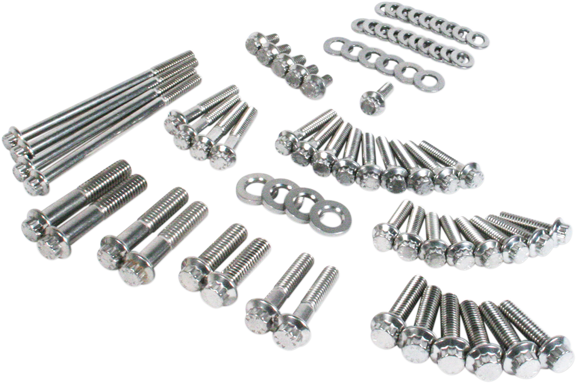 Feuling Parts Fastener Kit - External Primary/Transmission - 12-Point/Dress-Up - Softail