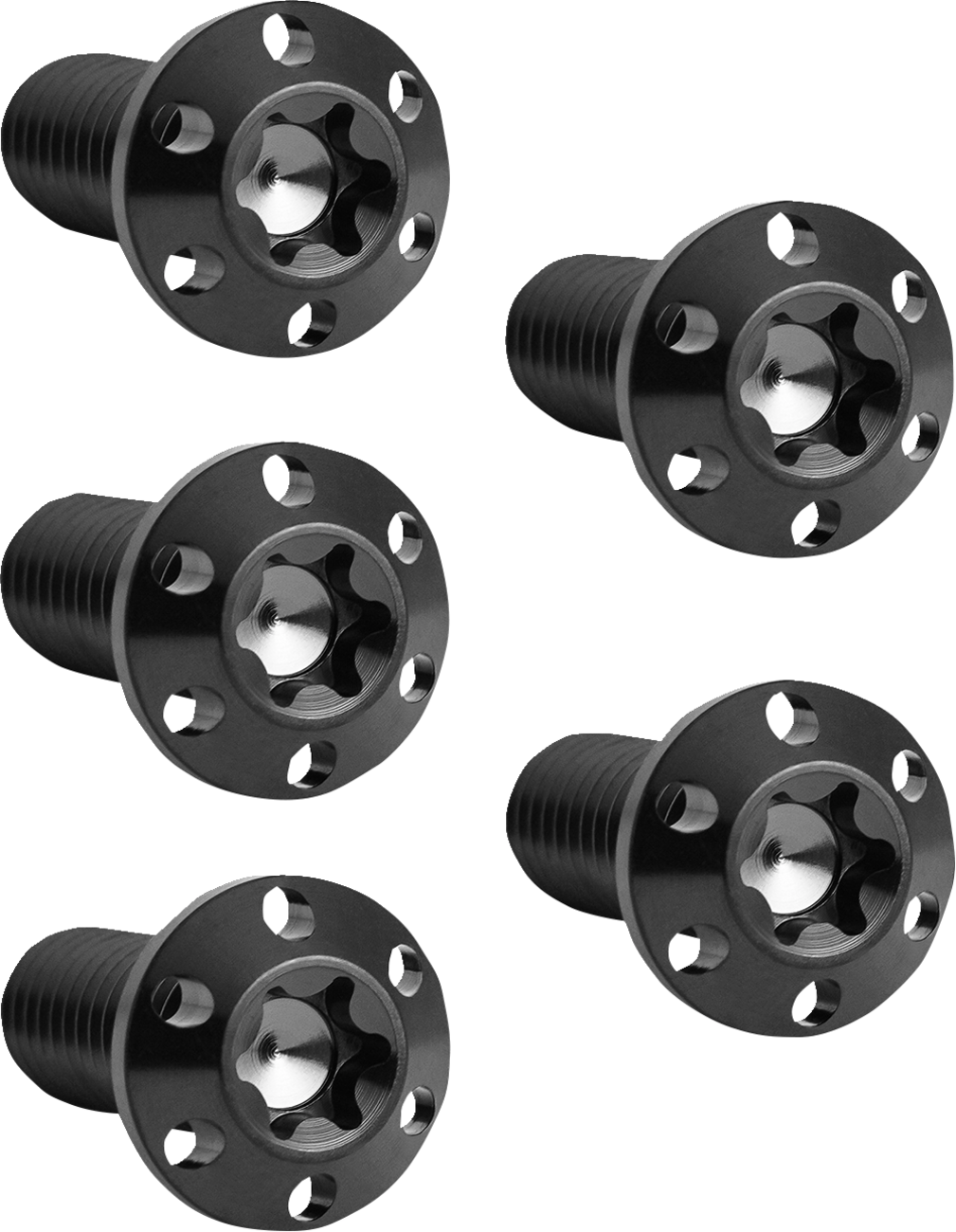 Arlen NESS Bolt Kit - Holeshot/Brake Rotor/Rear - Hub Mount - Black - 3/8-16 X 1" - 5 Pack