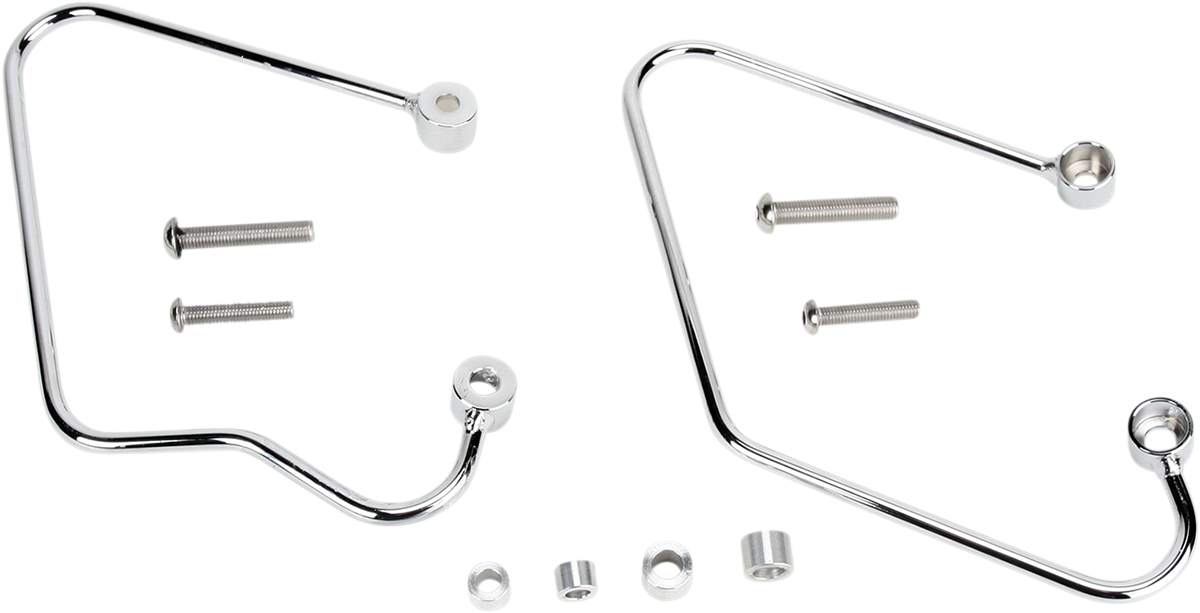 Cobra Saddlebag Supports - Chrome - Honda VTX '02-'08