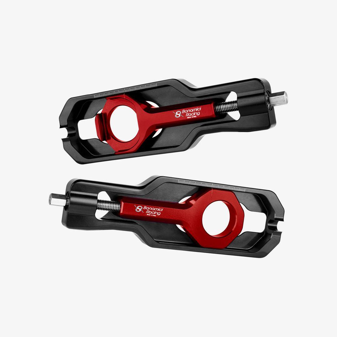 Bonamici Racing Chain Adjuster - Yamaha YZF R1 - RED