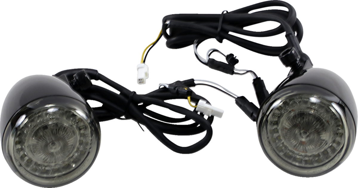 Custom Dynamics ProBEAM® Turn Signals - Gloss Black - Indian