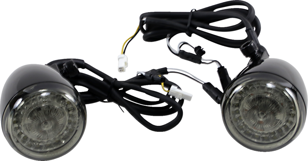 Custom Dynamics ProBEAM® Turn Signals - Gloss Black - Indian