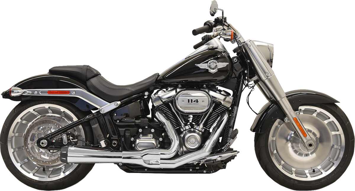 Bassani Xhaust 2-Into-1 Road Rage Exhaust System - Chrome