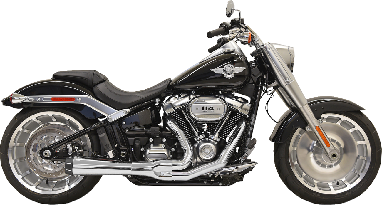 Bassani Xhaust 2-Into-1 Road Rage Exhaust System - Chrome
