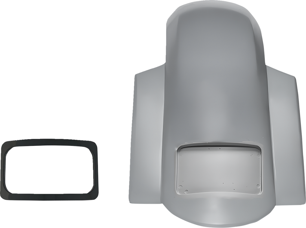 Paul Yaffe Bagger Nation Short Sport Rear Fender - With Black Plate Frame