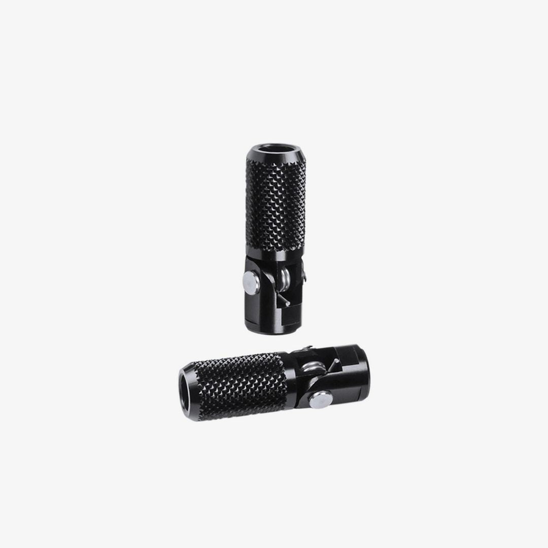 Bonamici Racing Pair Of Knurled Fold Up Toe Pegs