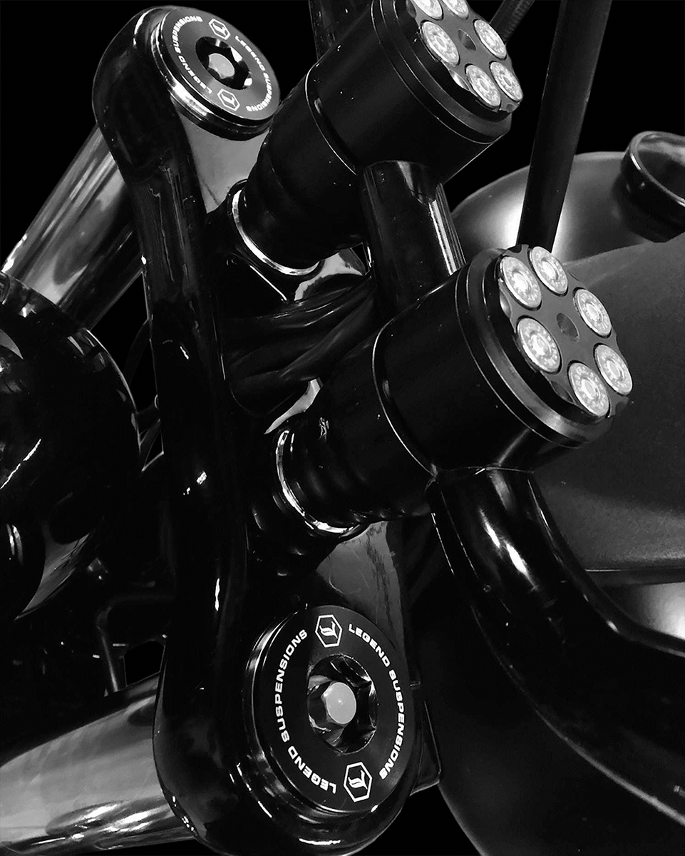 Legend Suspension Standard AXEO Front Suspension System - 49 MM - '06-'17 FXD/FXDL/FXDB/FXDC