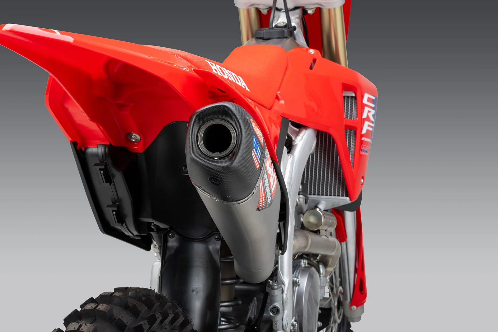 Yoshimura CRF250R/RX 25-26 RS-12 Titanium Full Exhaust, W/ Titanium Muffler
