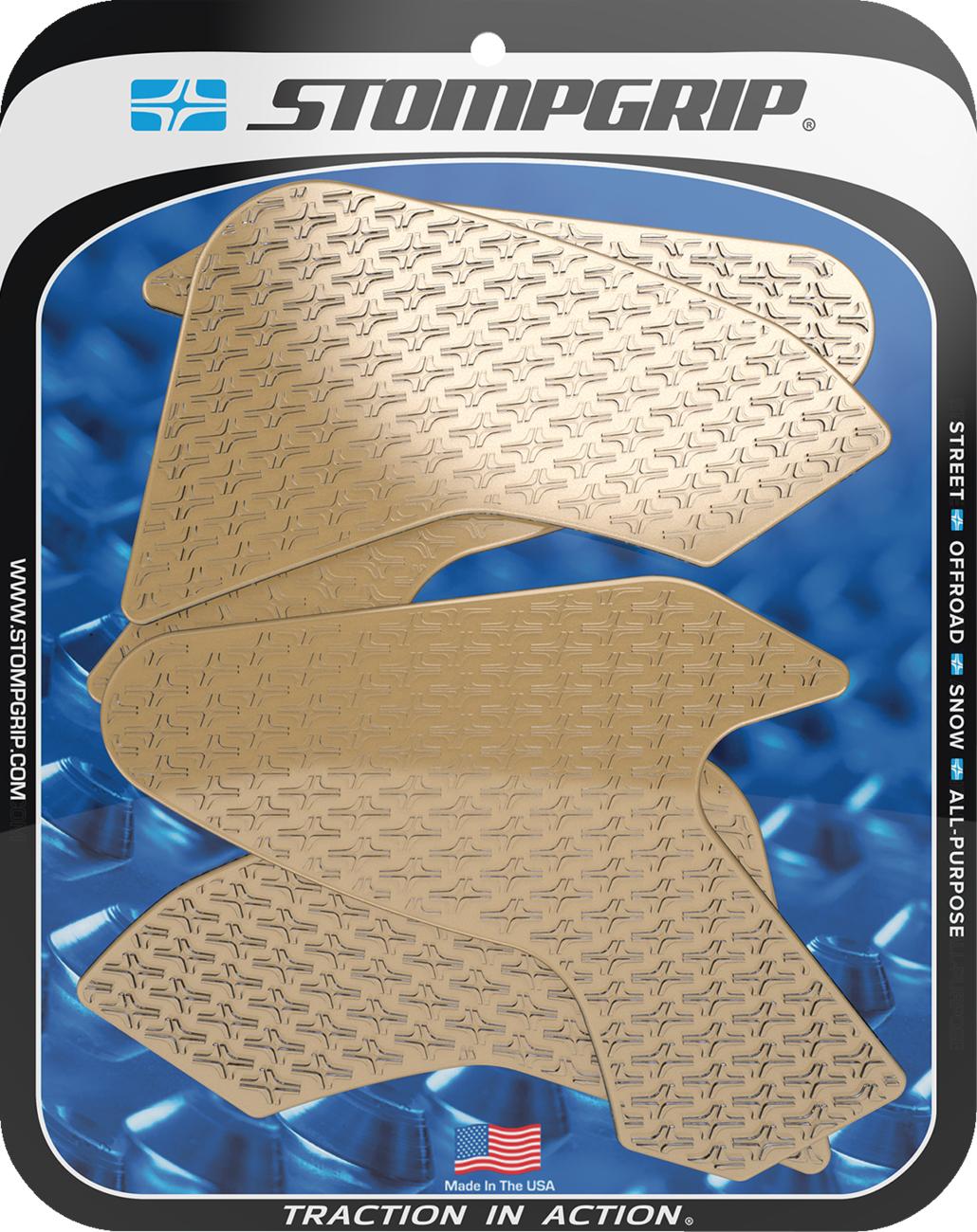 StompGrip Tank Grips - Icon - Clear - BMW - F '20-'25