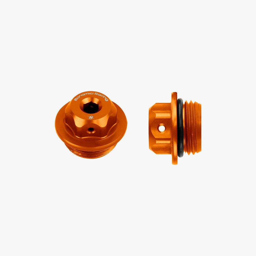 Bonamici Racing Oil Cap - M24x2 - Orange