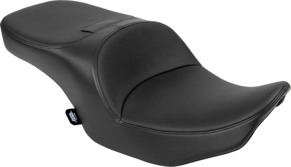 Drag Specialties Seats Freedom Seat - Black - Vinyl/Solar Leather - Smooth - FLT/FLH '23-'25