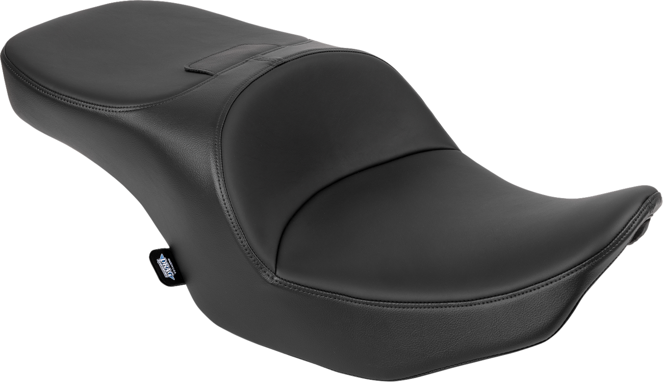 Drag Specialties Seats Freedom Seat - Black - Vinyl/Solar Leather - Smooth - FLT/FLH '23-'25