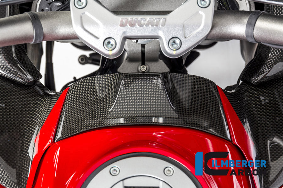 Ilmberger Carbon Ignition Switch Cover Surface Ducati MTS 1200 2015 - Gloss
