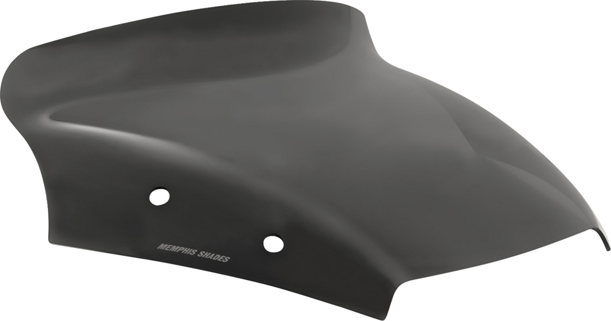 Memphis Shades Spoiler Windshield - 4" - Dark Black Smoke - FLTR