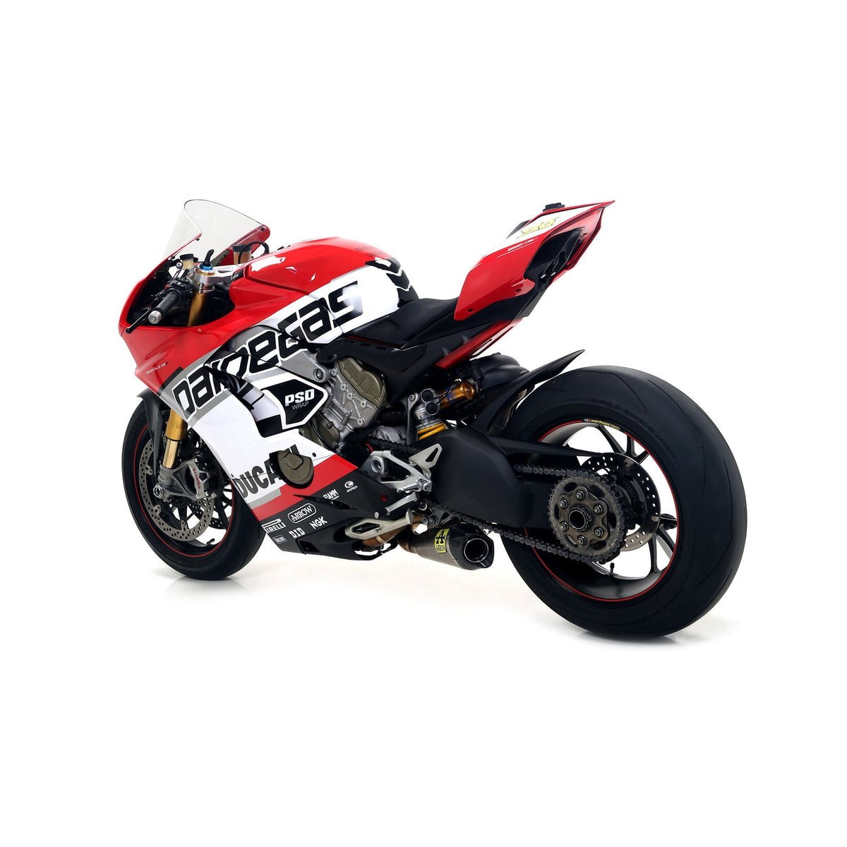 Arrow Works Titanium Slip-On Exhaust for Panigale V4 V4S V4R Speciale
