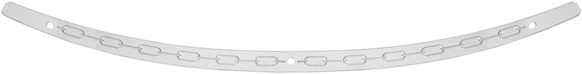 Memphis Shades Windshield Trim - Polished - Chain - FLH