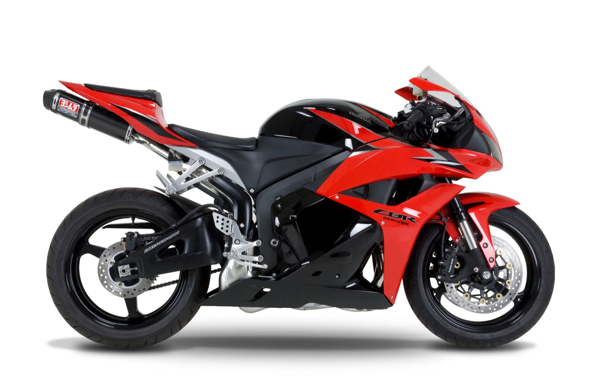 Yoshimura CBR600RR 09-26 Race RS-5 Stainless Full Exhaust, W/ Carbon Fiber Muffler