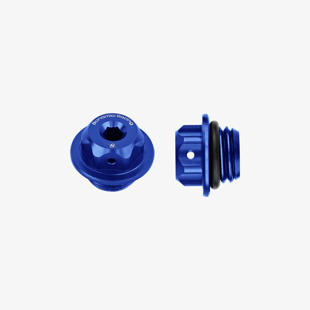 Bonamici Racing Oil Cap - M20x2,5 - Blue