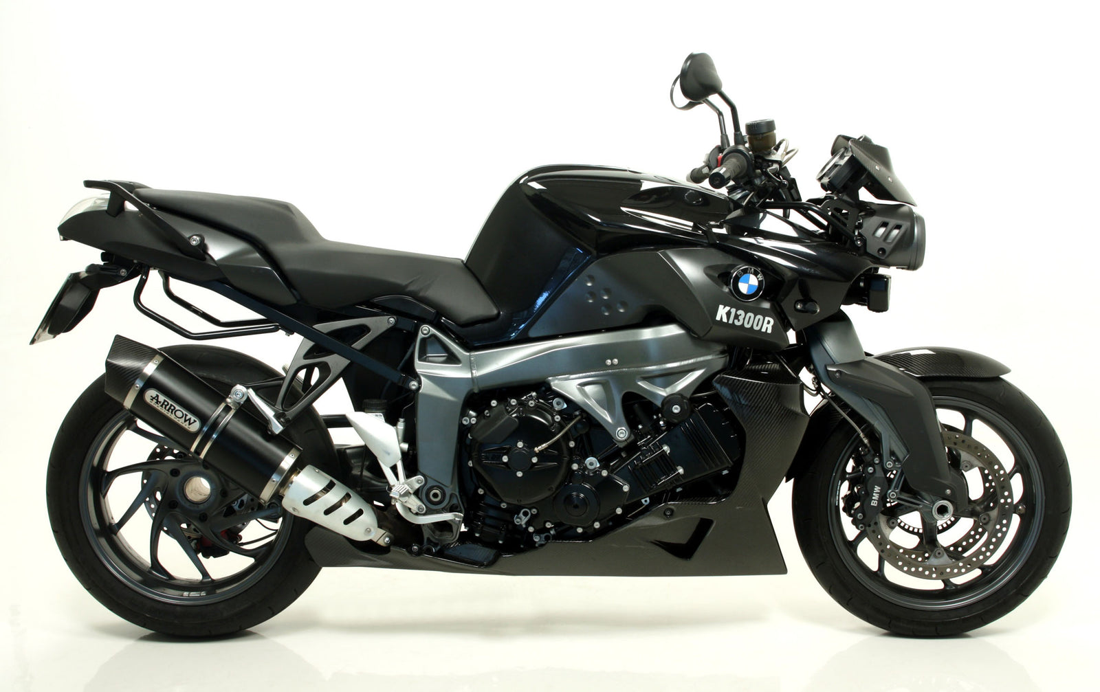 Arrow Maxi Race-Tech Aluminium Dark" Slip On With Carbon End Cap"