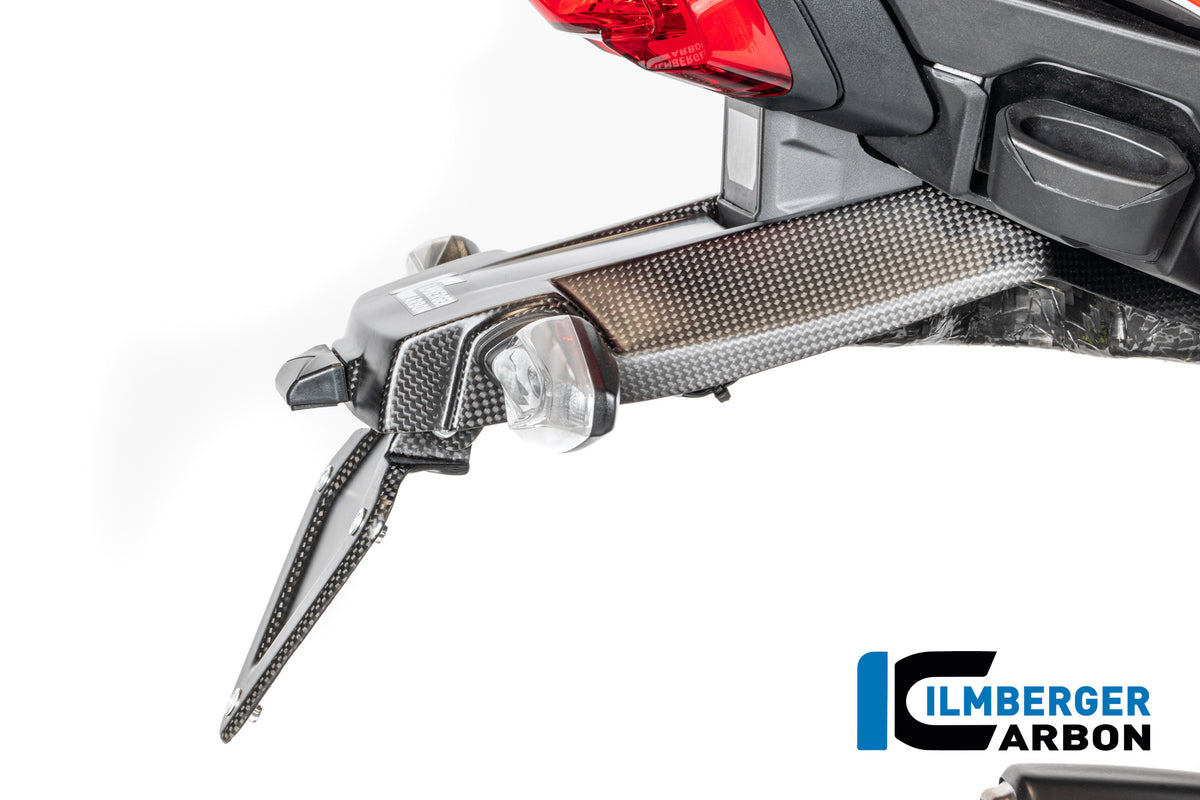 Ilmberger Carbon License Plate Holder Matte Multistrada V4 From 2025