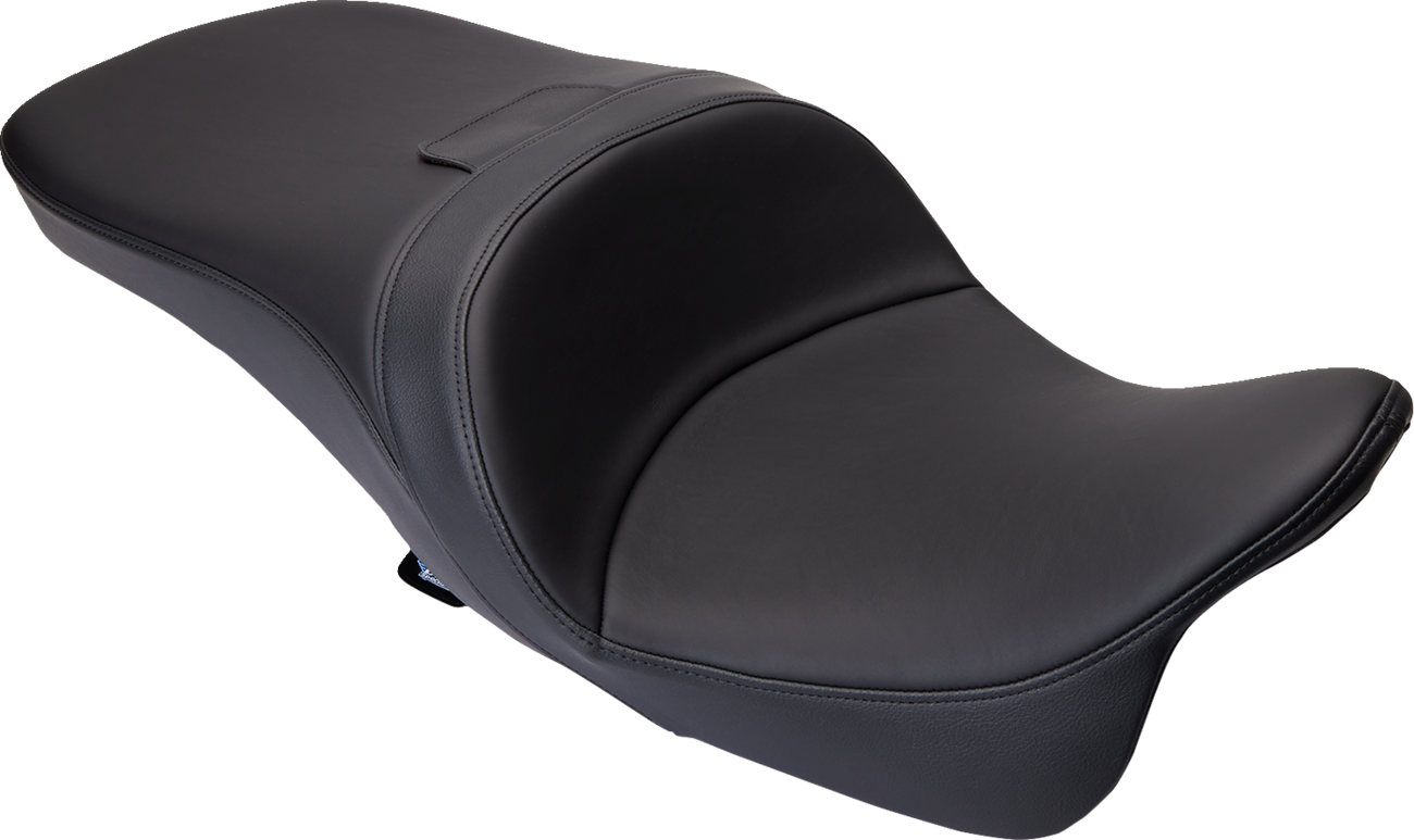 Drag Specialties Seats Freedom Seat - Solar Leather - Black - Smooth - FLH '09-'23