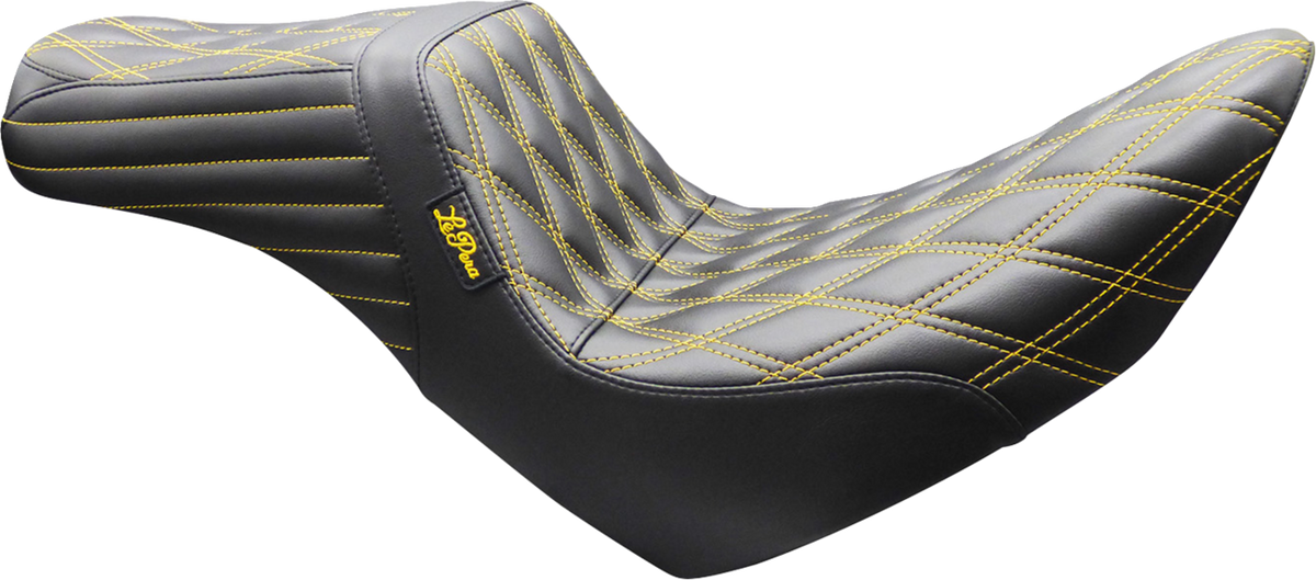 Le Pera Tailwhip Seat - Double Diamond - Gold Stitch - FL/FX '18-'26
