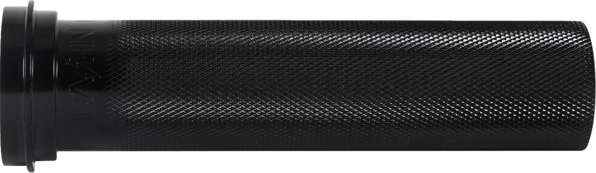 Thrashin Supply CO. Throttle Tube - Knurled - 1" - TBW - Black
