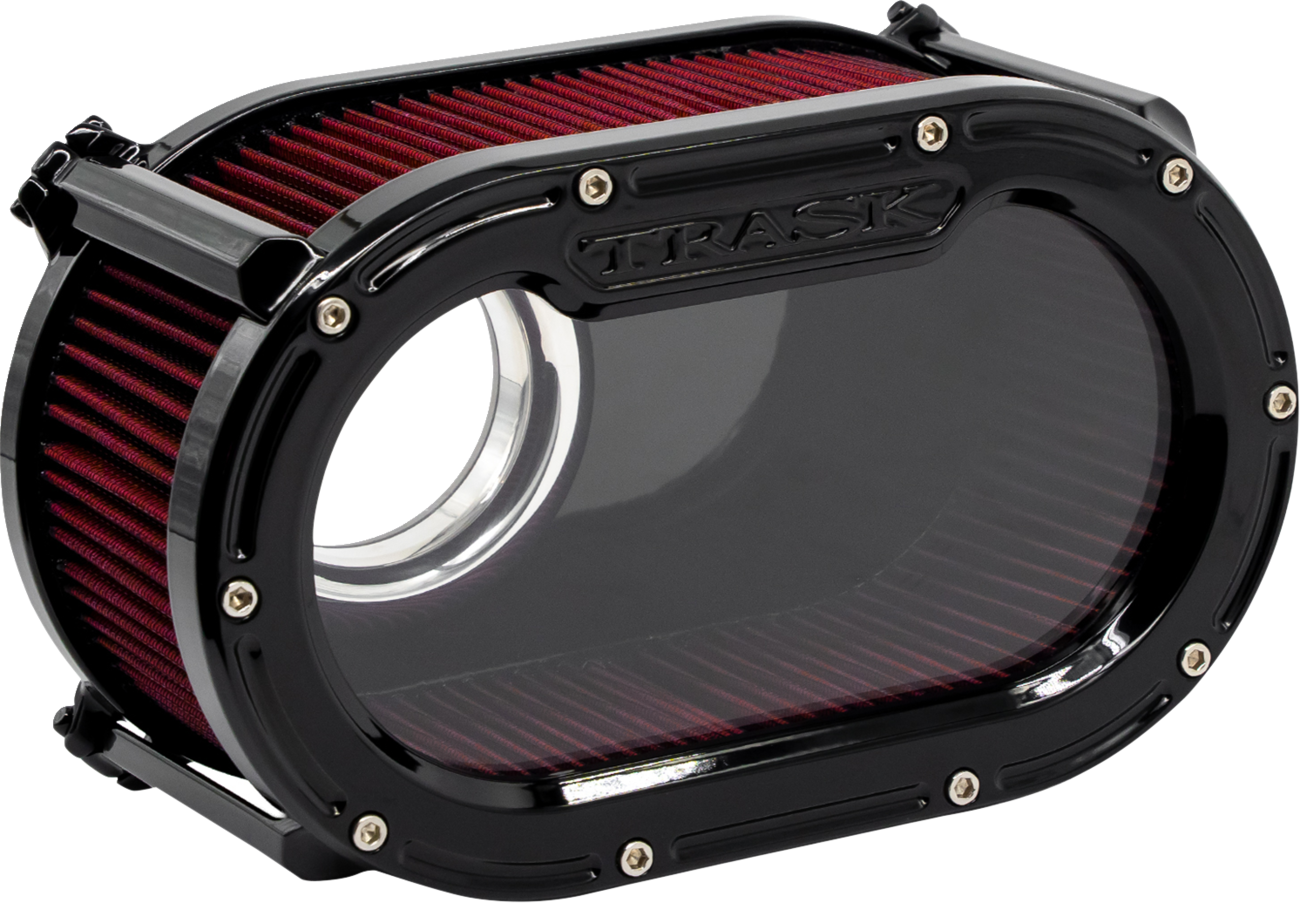 Trask Big Papi High-Flow Air Cleaner - Gloss Black - Gen 2 M8