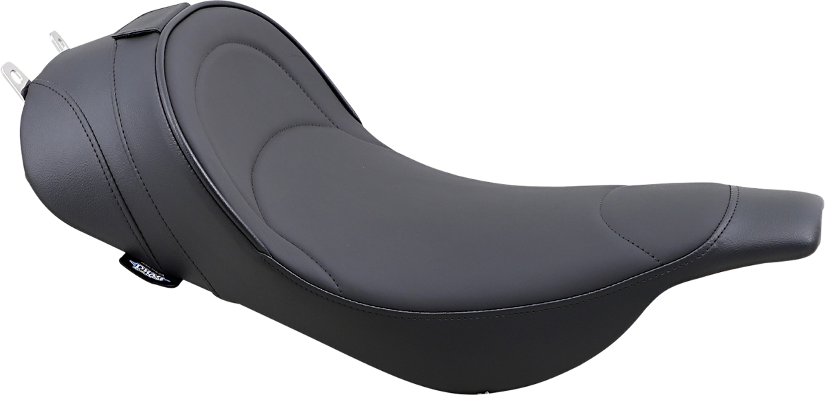Drag Specialties Seats Solo Seat - Mild Stitched - Driver Backrest - FLT '97-'07