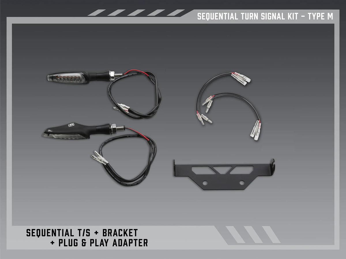 Yoshimura Type M Sequential Signal Kit For V2 Fender Eliminators