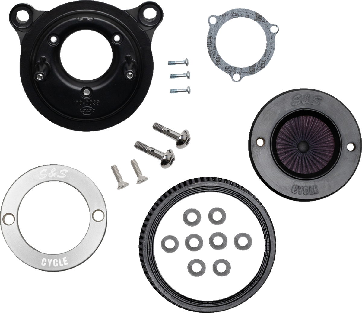 S&S Cycle Air Stinger Stealth Air Cleaner Kit - Chrome Ring