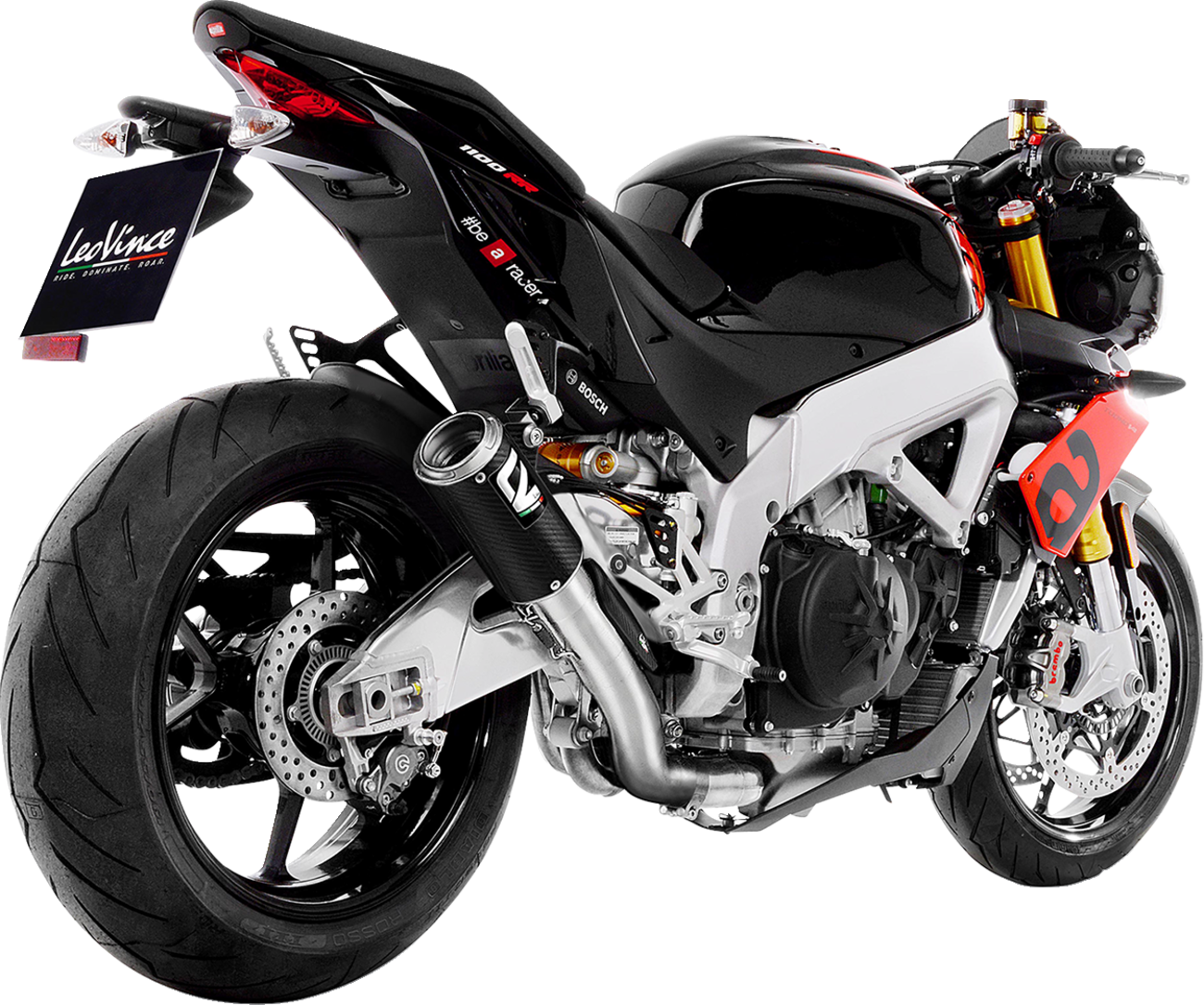 LeoVince LV Corsa Muffler - Carbon Fiber