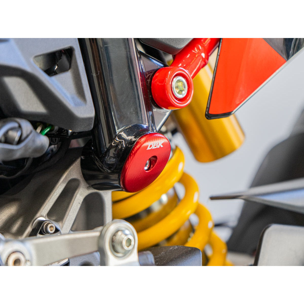 Ducabike DBK CNC Aluminum Frame Cap Plugs For Ducati Hypermotard 698 Mono